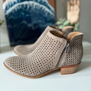 Lucky Brand Perforated Booties